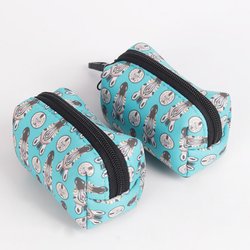 a zebra design poop bag